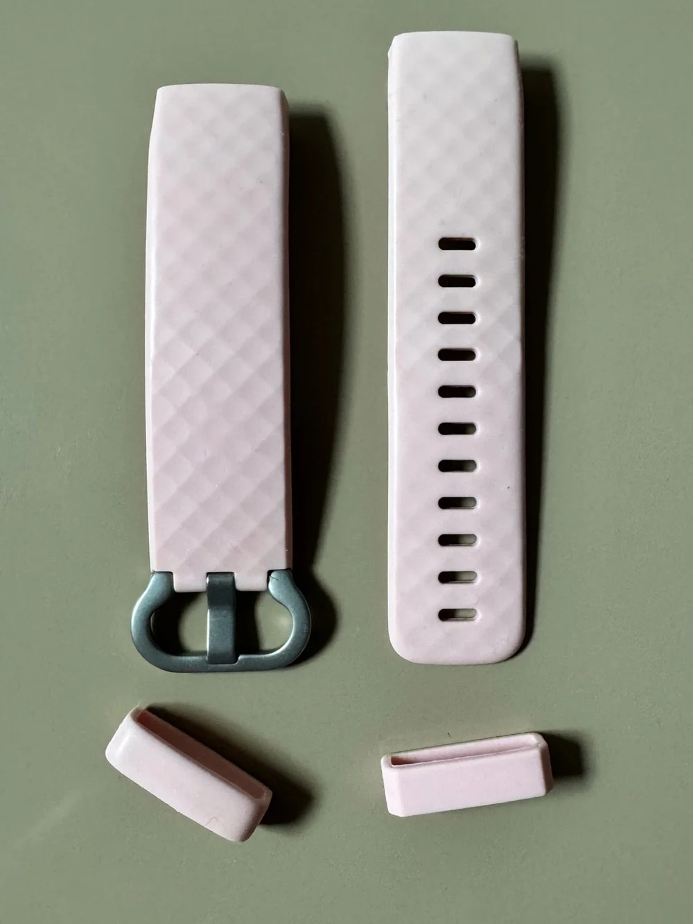 FitBands pink silicone replacement band for FitBit Charge 3 or 4
